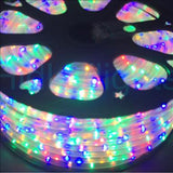 144ft Multi Color LED Rope Light 110V 2 Wire Christmas Flexible Lighting Outdoor