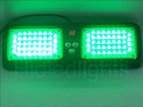 LED Visor Strobe lights for Emergency Firefighter Green Strobe lights
