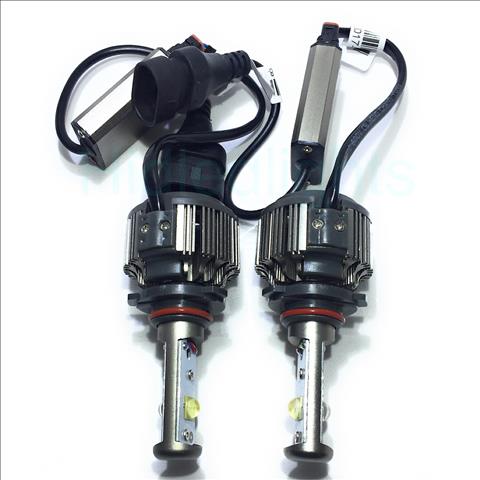 80w LED Headlight Kit with 8000Lum 6000k LED Fog lights