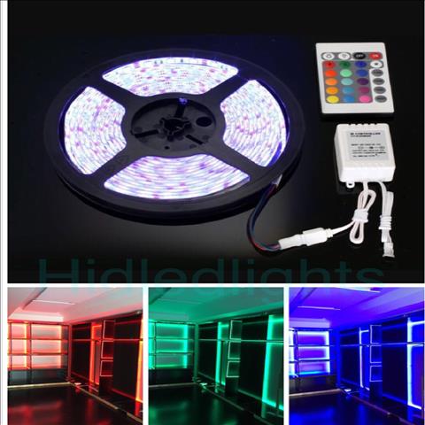 5M RGB LED Strip Lights Waterproof 300 SMD 5050